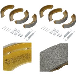 2x Bremsbacken Anhänger Bremsbeläge 230x40...