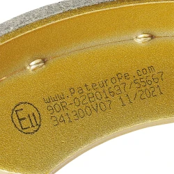 2x Bremsbacken Anhänger Bremsbeläge 230x40 kompatibel für BPW 2304-7