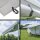 Senkrechtmarkise 9 mm Keder – Seitenwand 380 × 200 cm für Markisen – UV-beständiger Sicht- & Wetterschutz für Wohnmobil und Camping