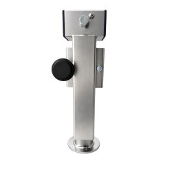 2x Anhänger Stützen Set 2er 360–595 mm – Kurbelstützen je 1350 kg Stützen höhenverstellbar Ausdrehstütze SF60-D85-SW19-225+ADAP