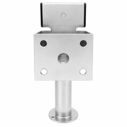 2x Anhänger Stützen Set 2er 360–595 mm – Kurbelstützen je 1350 kg Stützen höhenverstellbar Ausdrehstütze SF60-D85-SW19-225+ADAP