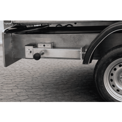 2x Anhänger Stützen Set 2er 360–595 mm – Kurbelstützen je 1350 kg Stützen höhenverstellbar Ausdrehstütze SF60-D85-SW19-225+ADAP