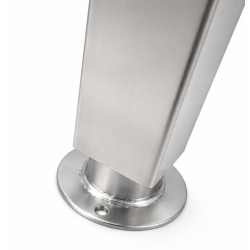 2x Anhänger Stützen Set 2er 360–595 mm – Kurbelstützen je 1350 kg Stützen höhenverstellbar Ausdrehstütze SF60-D85-SW19-225+ADAP
