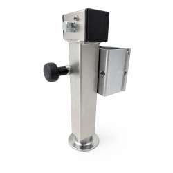 2x Anhängerstützen 360-595 mm bis 1350 kg – verzinkt SF60-D85-SW19-225+ADAP