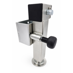 2x Anhängerstützen 360-595 mm bis 1350 kg – verzinkt SF60-D85-SW19-225+ADAP