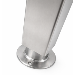 2x Anhängerstützen 360-595 mm bis 1350 kg – verzinkt SF60-D85-SW19-225+ADAP