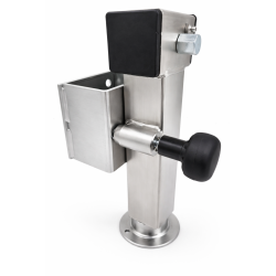 2x Anhängerstützen 360-595 mm bis 1350 kg – verzinkt SF60-D85-SW19-225+ADAP