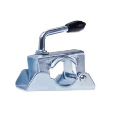 Stützradhalter Anhänger 2er Set 135x70x120mm Klemmhalter Ø48mm Ersatzteile Klemmschelle Stütze aus Stahl als Anhängerzubehör