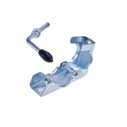 Stützradhalter Anhänger 2er Set 135x70x120mm Klemmhalter Ø48mm Ersatzteile Klemmschelle Stütze aus Stahl als Anhängerzubehör