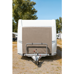 Wohnwagen Abdeckplane Bugschutzplane Caravan mit Spannringen, schützt Deichselbox, für Ø7mm Kederschiene Auswahl 140 bis 200cm