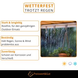 16x Markisenhaken Kederhaken Set für Kederschiene...