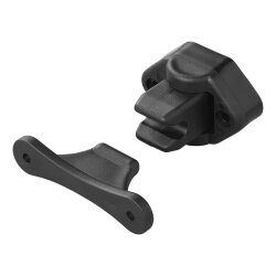 Türfeststeller 2-teilig mit Scharnier – Ideal als Türfeststeller für Wand, Türfänger und Tür zu Halter für sicheren Halt Schwarz 2025