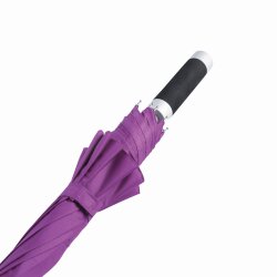 AS Stockschirm Ø103cm für Unisex - Aluminiumstock 85cm - Automatik Regenschirm - Speichen Fiberglas Lavendel AS