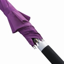 AS Stockschirm Ø103cm für Unisex - Aluminiumstock 85cm - Automatik Regenschirm - Speichen Fiberglas Lavendel AS