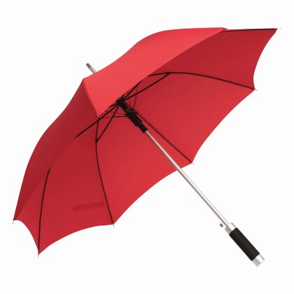 Stockschirm Automatik 103cm für Herren und Damen Rot Öffnung per Knopfdruck