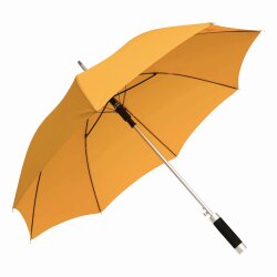 Stockschirm Automatik 103cm für Herren und Damen Aprikot Öffnung per Knopfdruck