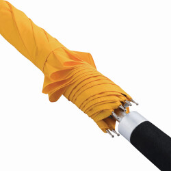 Stockschirm Automatik 103cm für Herren und Damen Aprikot Öffnung per Knopfdruck
