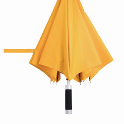 Stockschirm Automatik 103cm für Herren und Damen Aprikot Öffnung per Knopfdruck