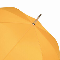 Stockschirm Automatik 103cm für Herren und Damen Aprikot Öffnung per Knopfdruck