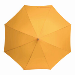 Stockschirm Automatik 103cm für Herren und Damen Aprikot Öffnung per Knopfdruck