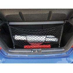 AS Kofferraumnetz 65cmx75cm Gummigurt und 4 Haken Gepäcknetz Transportnetz AS