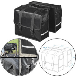Fahrradtasche für Gepäckträger 40L Wasserdicht Gepäckträgertasche Fahrrad 39x32