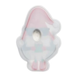 Taschenwärmer mit Weihnachtsmann Aufdruck - Handwärmer knicken für den Winter - Wiederverwendbar - 12 x 8 x 1,5 cm  5er Set