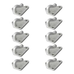 Planenhaken 10er Set 41x51 mm aus feuerverzinktem...
