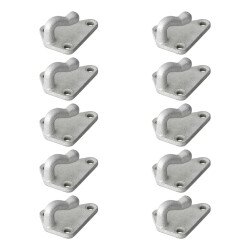 Planenhaken 2er Set 40x45 mm aus feuerverzinktem...