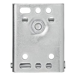 Stützrad Halterung 60 mm – robuste Halterung aus Stahl für Anhänger – Ersatzteil und Zubehör für Stützrad & Deichsel – Klemmhalterung zur sicheren Befestigung