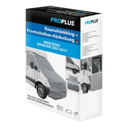 Frontscheiben Abdeckung kompatibel für Mercedes Benz Sprinter 2007-2017, isolierend, UV-Schutz, Abdeckplane für Wohnwagen, passgenau, 160 gsm Vliesstoff, inkl. Spanngurten 2025