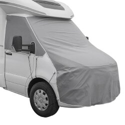Frontscheiben Abdeckung kompatibel Mercedes Benz Sprinter ab 2018 – UV-Schutz, isolierend, einfache Befestigung, Abdeckplane für Wohnwagen mit Spanngurten Schutzplane für Vorzelt Teppich 4x6m – Zeltunterlage als 2025