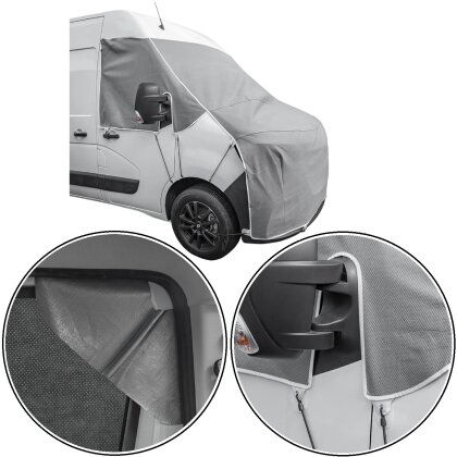 Abdeckplane für Wohnwagen – kompatibel für Renault Master Sprinter ab 04-2010 – UV-Schutz, isolierend, 160 gsm Vliesstoff, inkl. Spanngurte 2025