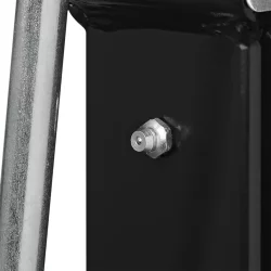 Preiswert&Gut 2x Anhängerstützen 62 - 100 cm bis 2500kg – Ausdrehstütze verzinkt mit Handkurbel, inkl. Sicherungsbolzen – Kurbelstütze Wohnmobil & Wohnwagenstützen Anhänger Stützen auch fürs Wohnmobil