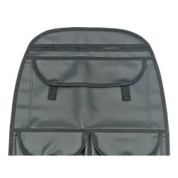 Hänge Organizer H 76 x B 42 cm Kunstleder Auto Tasche Rücksitz kompatibel mit LKW KFZ VW Bus VAN T5 T6 Befestigung Befestigung Gummibänder