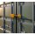 2 x Containerschloss ausziehbar 23–42 cm aus gehärtetem Stahl mit Korrosionsschutz für Containerstangen und LKW Stangen Doppelflügeltüren Diebstahlsicherung für Seecontainer Baucontainer etc.