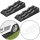 AS 2er Set Auffahrkeile für Wohnmobil & Wohnwagen – 3-stufige Ausgleichskeile (4/7/10 cm), rutschfeste Unterlegkeile bis 5t Achslast, UV-beständiger Kunststoff, Schwarz AS