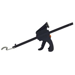 Zeltstangenspanner 22 bis 28 mm für Vorzelt Buszelt Pavillon Rastmechanismus gummierter Fronthaken langlebiger Zeltspanner horizontal und vertikal nutzbar stabil für Camping 1 Stück