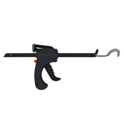 Zeltstangenspanner 22 bis 28 mm für Vorzelt Buszelt Pavillon Rastmechanismus gummierter Fronthaken langlebiger Zeltspanner horizontal und vertikal nutzbar stabil für Camping 1 Stück