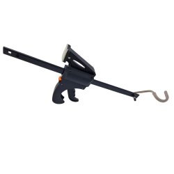 Zeltstangenspanner 22 bis 28 mm für Vorzelt Buszelt Pavillon Rastmechanismus gummierter Fronthaken langlebiger Zeltspanner horizontal und vertikal nutzbar stabil für Camping 1 Stück