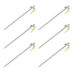 6 x Zeltheringe Camping 20 bis 40cm Bodenanker L Haken...