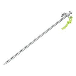 6 x Zeltheringe Camping 20 bis 40cm Bodenanker L Haken oder P-Haken Hering Zelt Ø9mm Material verzinktes Stahl Felsbodenhering für harten Boden 6x Felsbodenhering 40cm L-Haken Ø9mm