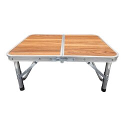 Campingtisch klappbar 60x40cm Höhenverstellbar 26cm 50cm 62cm 2,5kg Traglast bis 30 kg