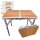 Campingtisch klappbar 60x40cm Höhenverstellbar 26cm 50cm 62cm 2,5kg Traglast bis 30 kg