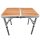 Campingtisch klappbar 60x40cm Höhenverstellbar 26cm 50cm 62cm 2,5kg Traglast bis 30 kg