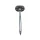 10× Heringe für Bodenplane Zeltheringe 10cm Ø6mm Stahl silber mit Kunststoffkopf zum Einschlagen für Campingzelte Vorzelte, Sonnensegel, Pavillon Vorzeltteppich