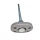 10× Heringe für Bodenplane Zeltheringe 10cm Ø6mm Stahl silber mit Kunststoffkopf zum Einschlagen für Campingzelte Vorzelte, Sonnensegel, Pavillon Vorzeltteppich