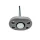 10× Heringe für Bodenplane Zeltheringe 10cm Ø6mm Stahl silber mit Kunststoffkopf zum Einschlagen für Campingzelte Vorzelte, Sonnensegel, Pavillon Vorzeltteppich