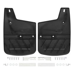 Schmutzfänger Fiat Ducato 250 vorne 2x Stück ab 07/2006 PVC A3-Stahl Schwarz 36,5 x 25 cm kompatibel Citroën Jumper Peugeot Boxer Modell II Radkasten Montage Schrauben