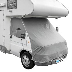 Frontscheibenabdeckung Wohnmobil o. Campingbus – Windschutzscheibe Abdeckung Isolierung Passgenau Frontscheiben Schutz Kompatibel mit Fiat Ducato X230 ab 1994 & X244 ab 2002